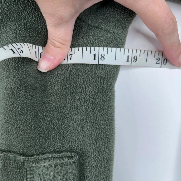 Vintage Patagonia Windzone Jacket Green Synchilla Ruffle Zip Front Fleece USA XS - Picture 11 of 13